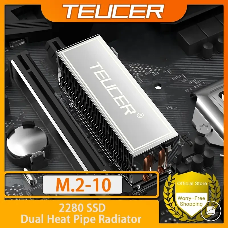 M.2 SSD Kühlkörper-Set mit Kühlteilen aus Aluminium und Kupfer