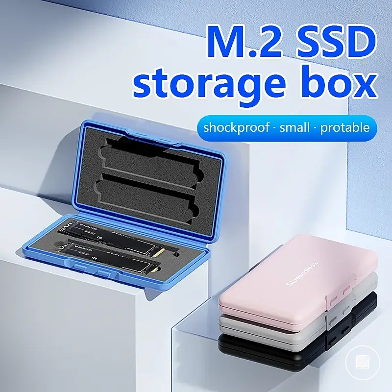 M.2 SATA, NVMe ve PCIe SSD için su geçirmez koruma kılıfı