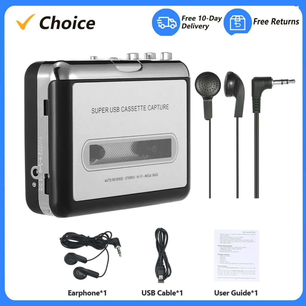 Lecteur Cassette Audio Usb