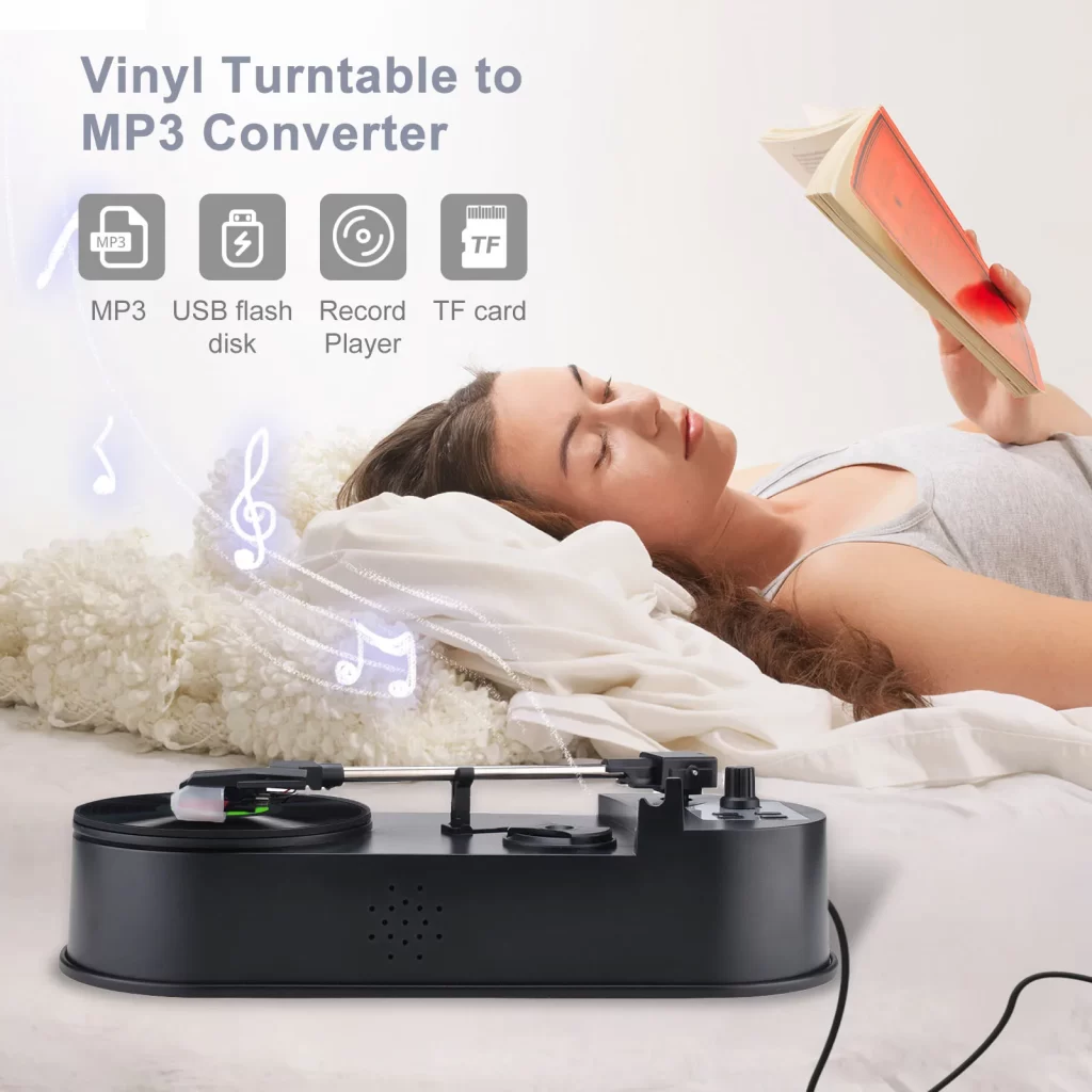 Lecteur Vinyle Vertical