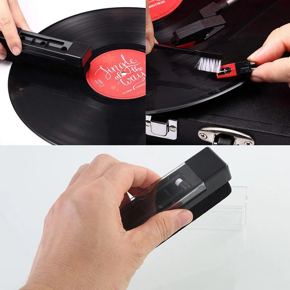 Brosse de Nettoyage Antistatique pour Disque Vinyle