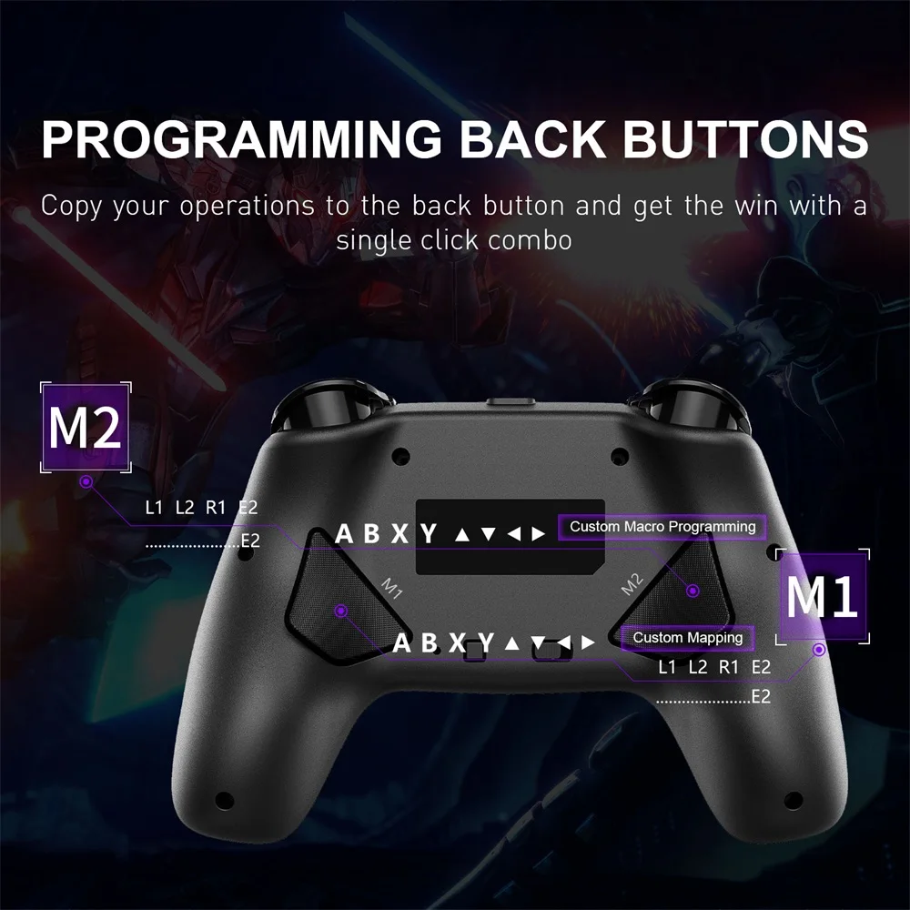 Boutons arrière de programmation