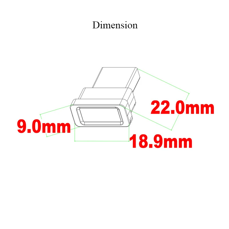 Mini lecteur d'empreintes digitales USB