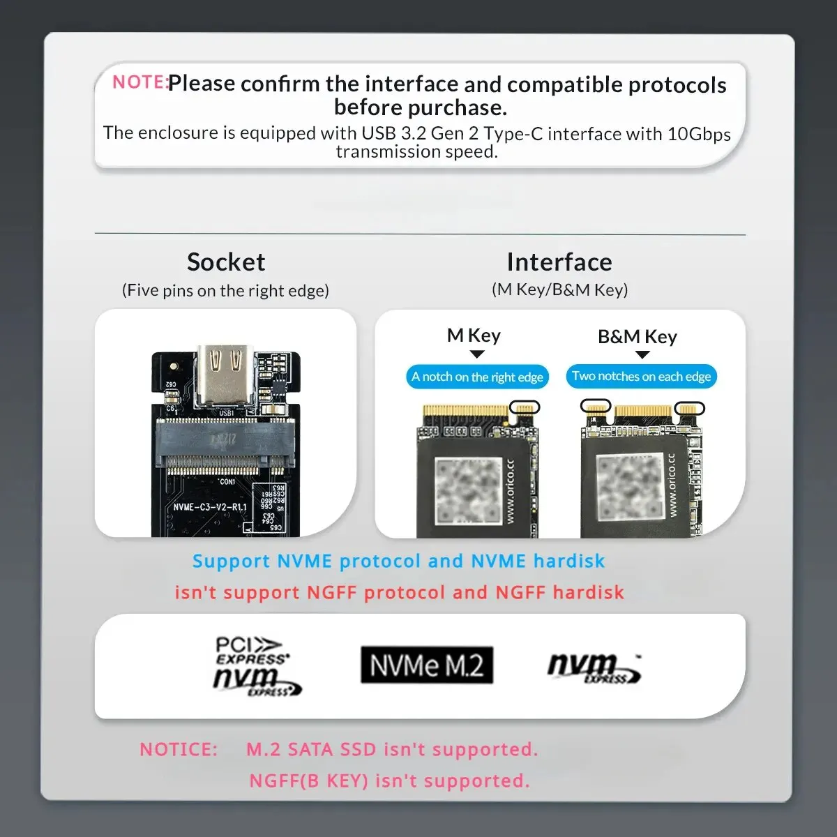 Image du boîtier de disque dur externe en métal solide