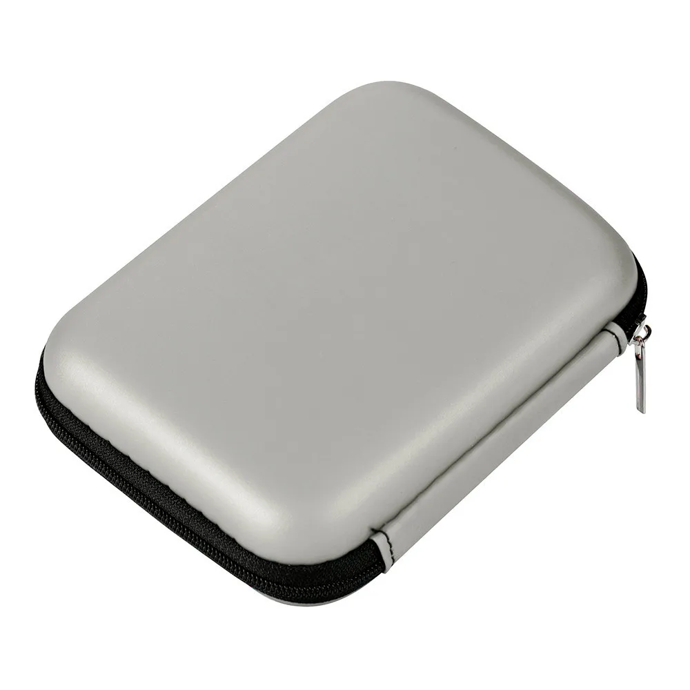 Étui Rigide Avec Fermeture éclair Pour Disque Dur Externe 2,5" (6,35 Cm) - Protection Anti-chocs - Noir