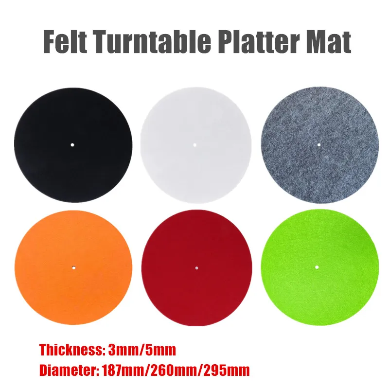 Tapis en feutre pour platine vinyle