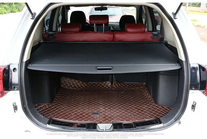 rear parcel shelf 2007-2016 FOR Mitsubishi Outlander trunk cover material curtain rear curtain retractable spacer 13 (1)