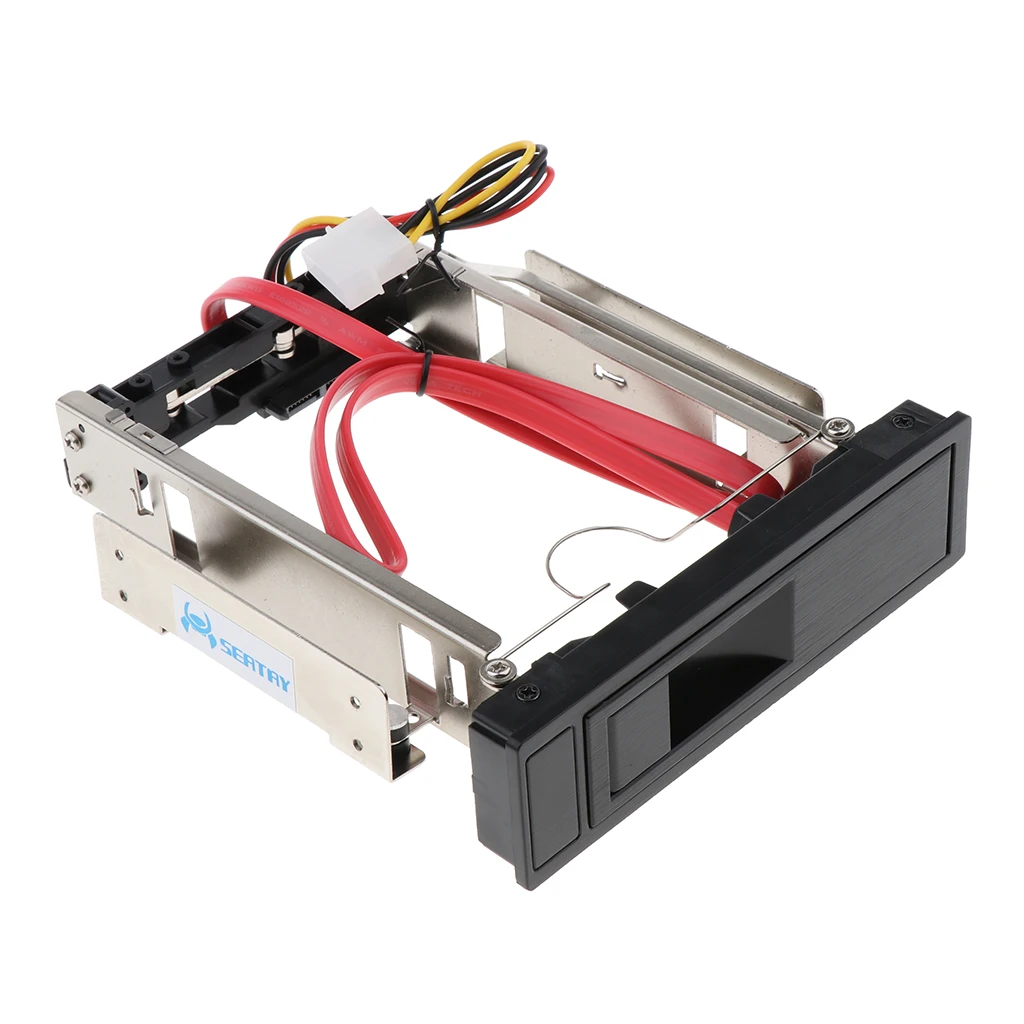 HDD Internal SATA Tray-Less Hot Swap Mobile Rack for 3.5inch HDD, Hard Drive Backplane Enclosure Mounting Bracket with Cable