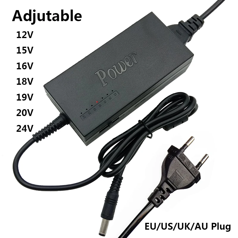 Adaptateur Alimentation Réglable 3-36V 4A - 144W Avec 14 Embouts | Universel Pour électronique