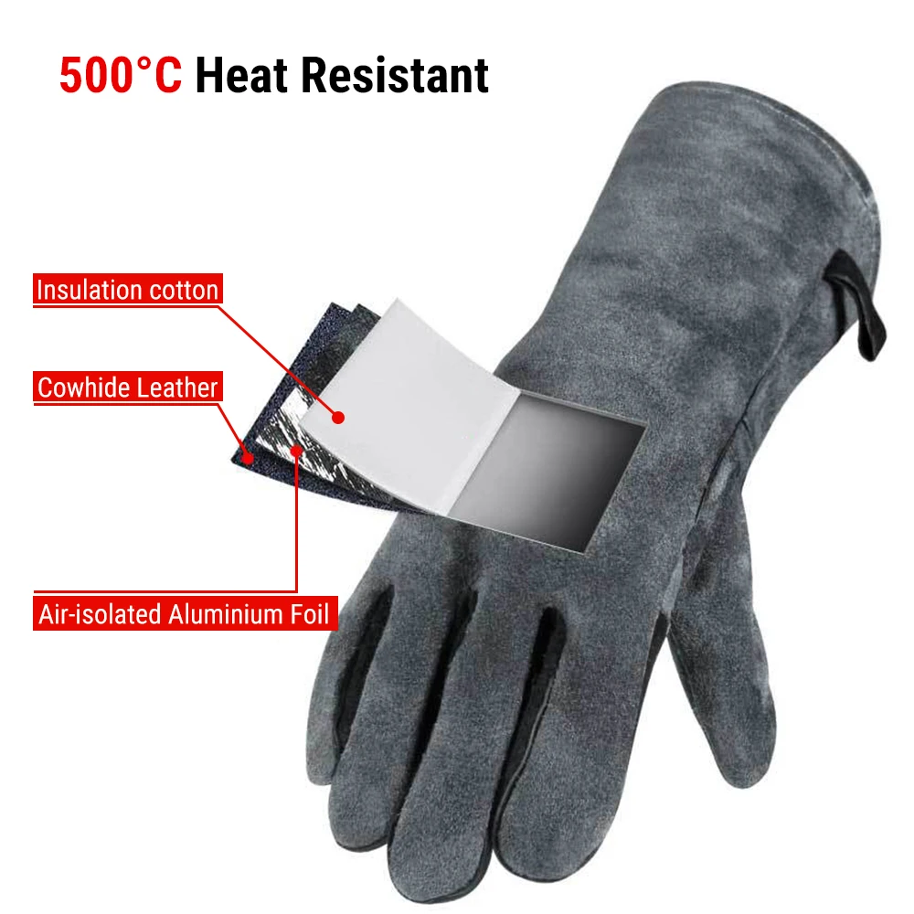Gants de barbecue ThermoPro - Intérieur isolé