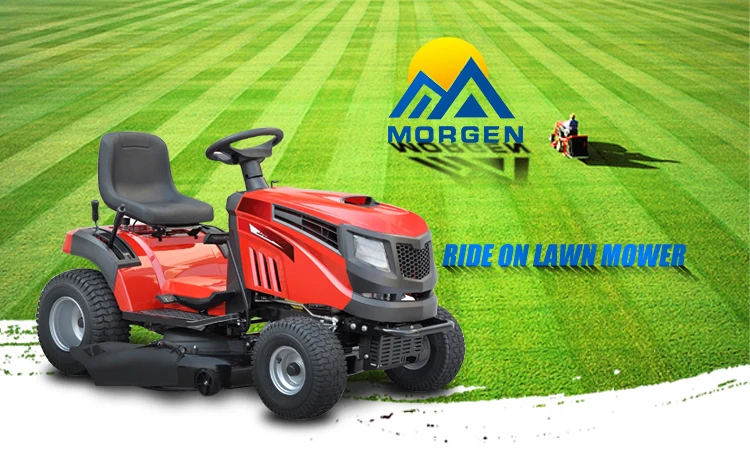 High efficient tractor lawn mower, garden tools manual grass cutter /zero turn lawn mower