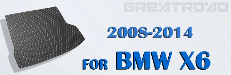 Tapis de coffre de voiture pour BMW X6 E71 2008-2014