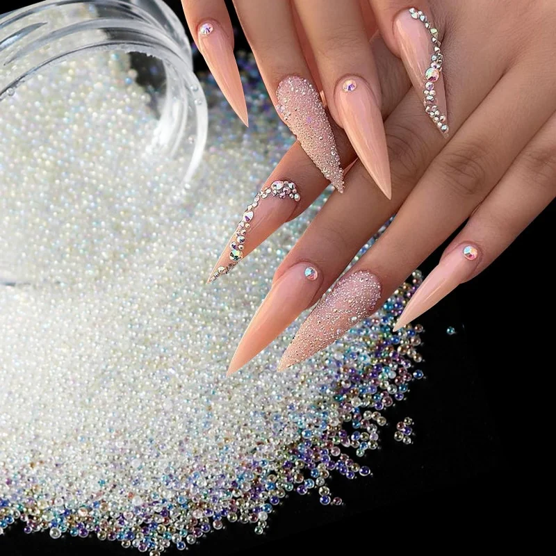 Mini perles de caviar en cristal