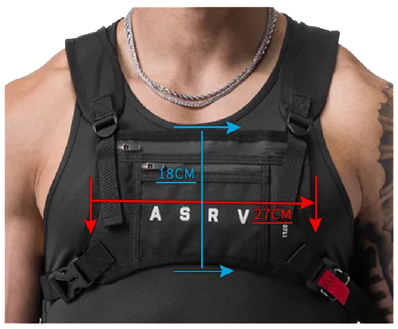 Sac de poitrine multifonctions pour hommes