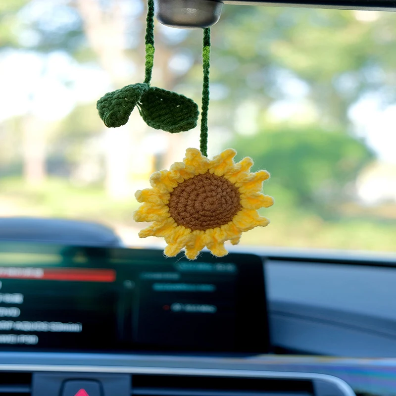 Tournesol en crochet fait main polyvalent - Image 2