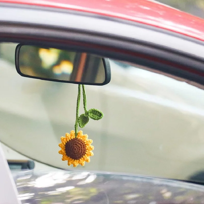 Tournesol en crochet fait main polyvalent - Image 4