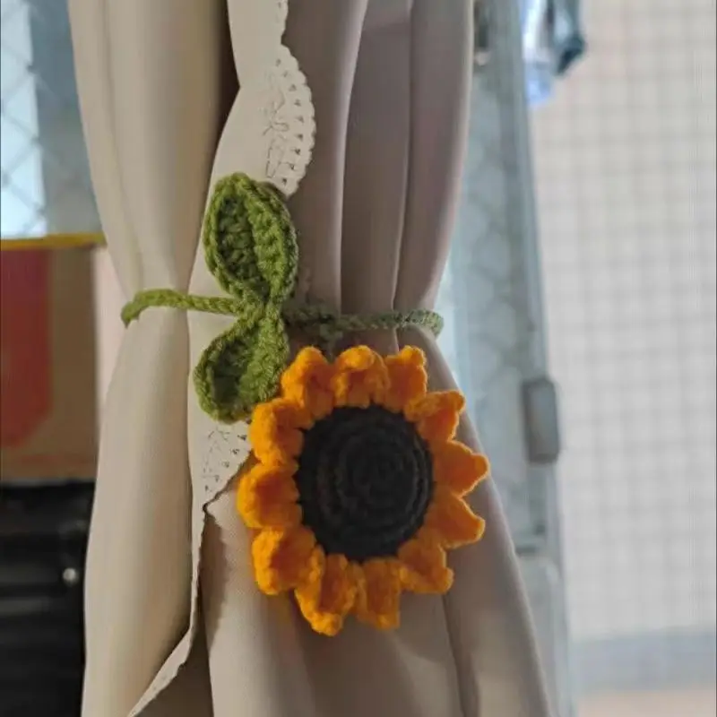 Tournesol en crochet fait main polyvalent - Image 8