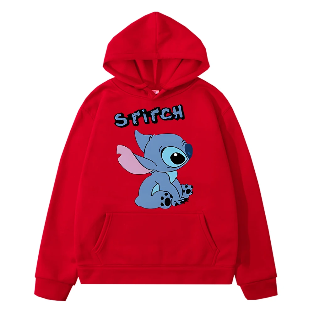 Sweat à capuche Disney Stitch Anime pour enfants
