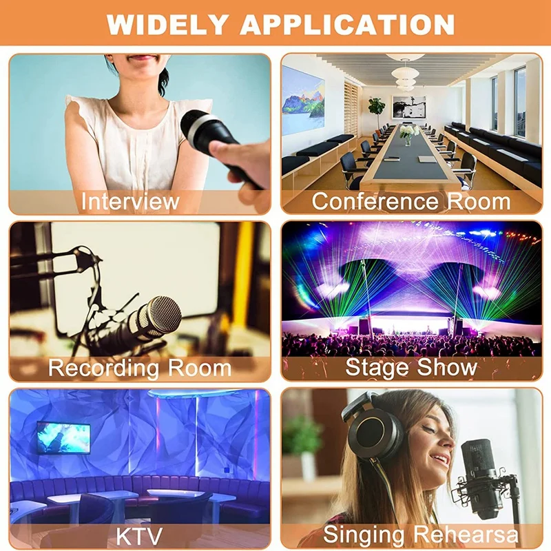 Housses de microphone de différentes couleurs