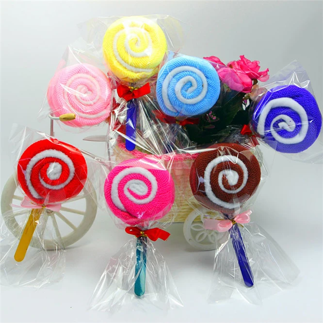 Serviette en forme de bonbon