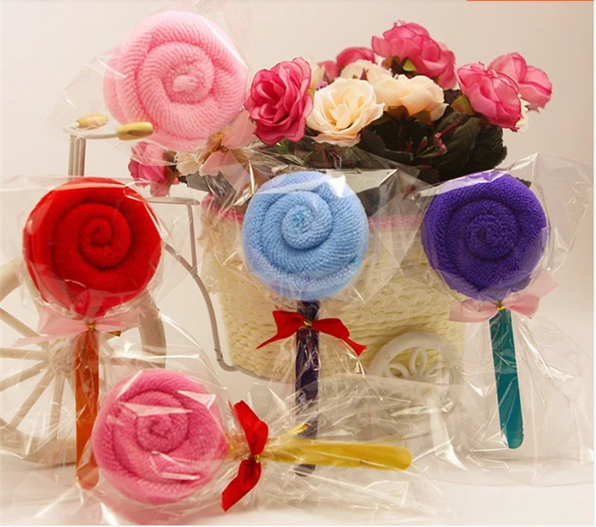Serviette en forme de bonbon
