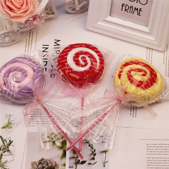 Serviette en forme de bonbon