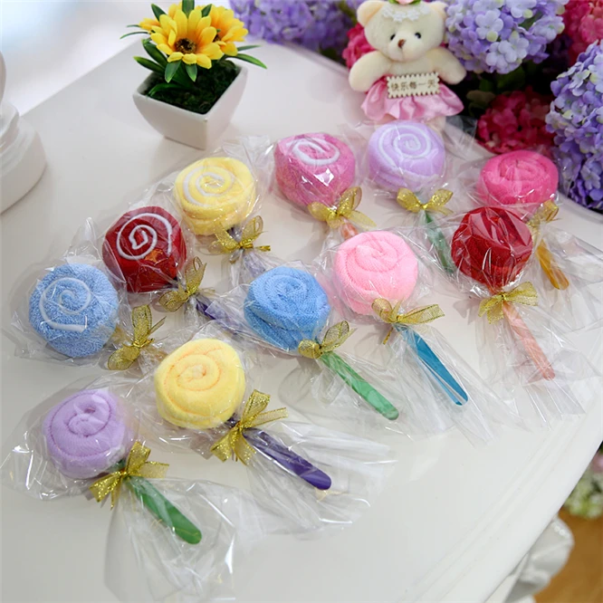 Serviette en forme de bonbon