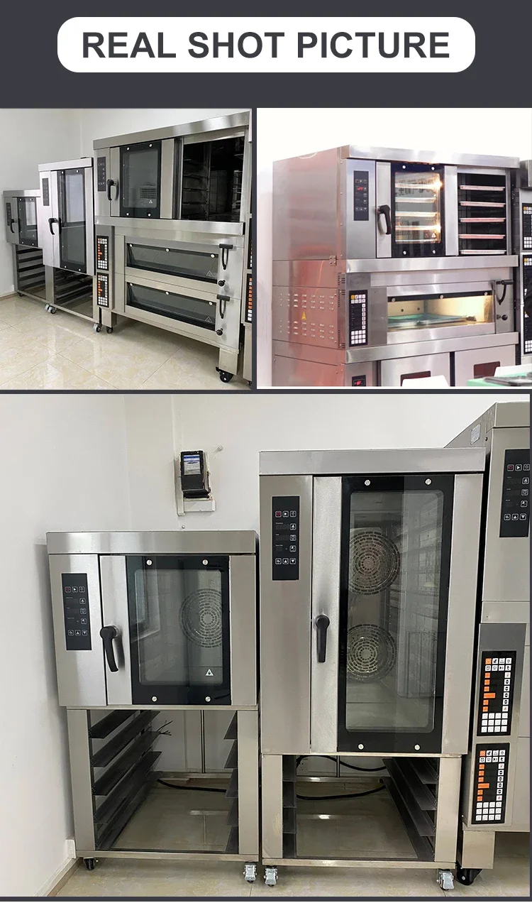 China hot air 10 5 tray industrial convection oven electric with steam bakery commercial convection ovens for sale baking bread