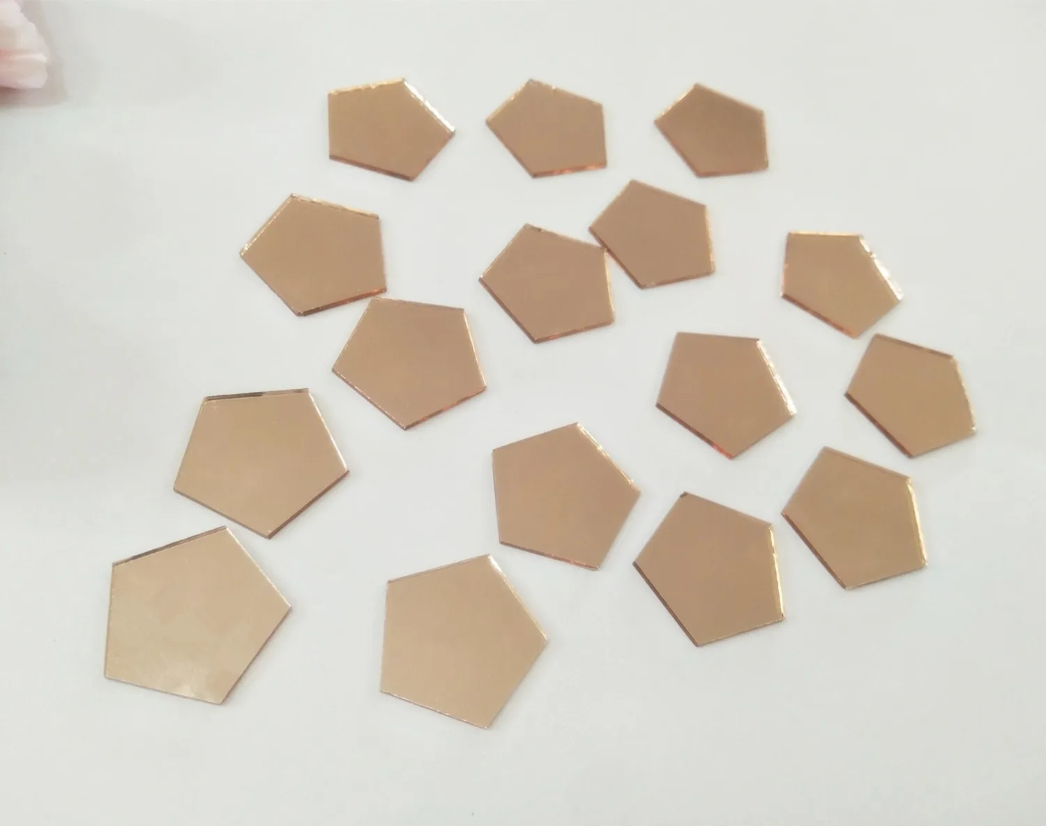 Carreaux de mosaïque de miroir en forme de pentagone