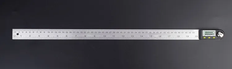 Règle d'angle numérique en acier inoxydable, inclinomètre, goniomètre, rapporteur, jauge électronique