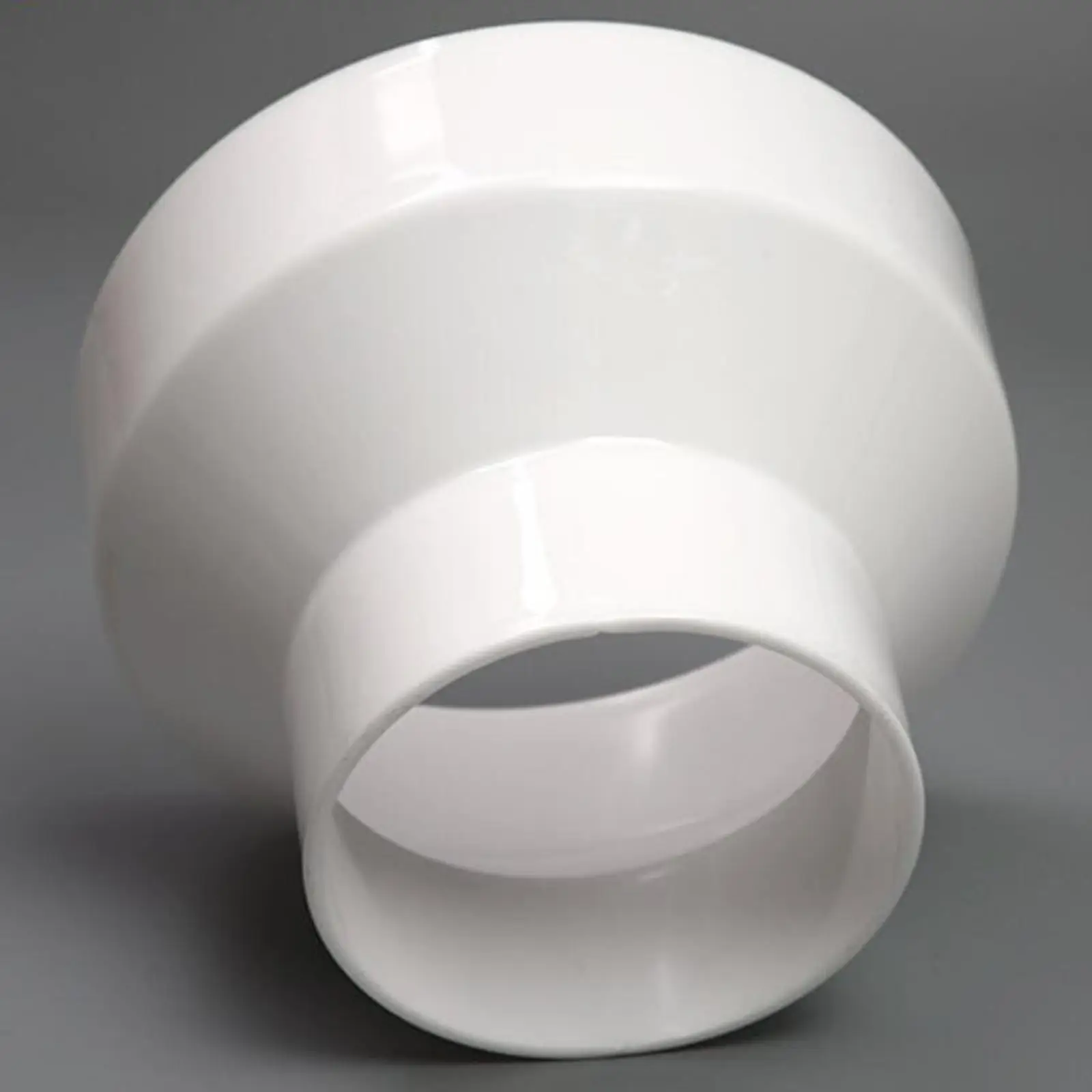 Ducting Airflow Tube Increaser Adapter 100-75mm Pipe Fitting for Bathroom