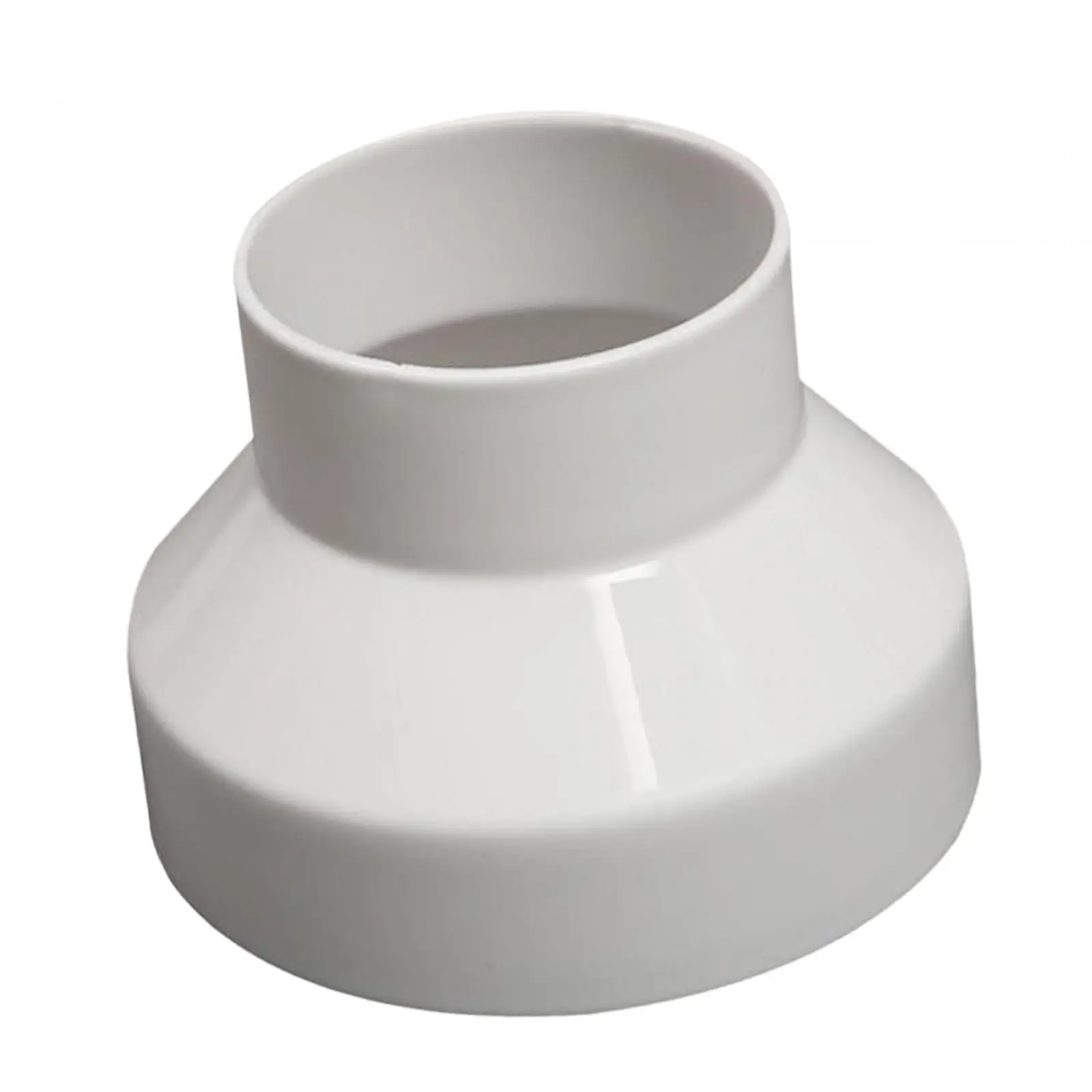 Ducting Airflow Tube Increaser Adapter 100-75mm Pipe Fitting for Bathroom