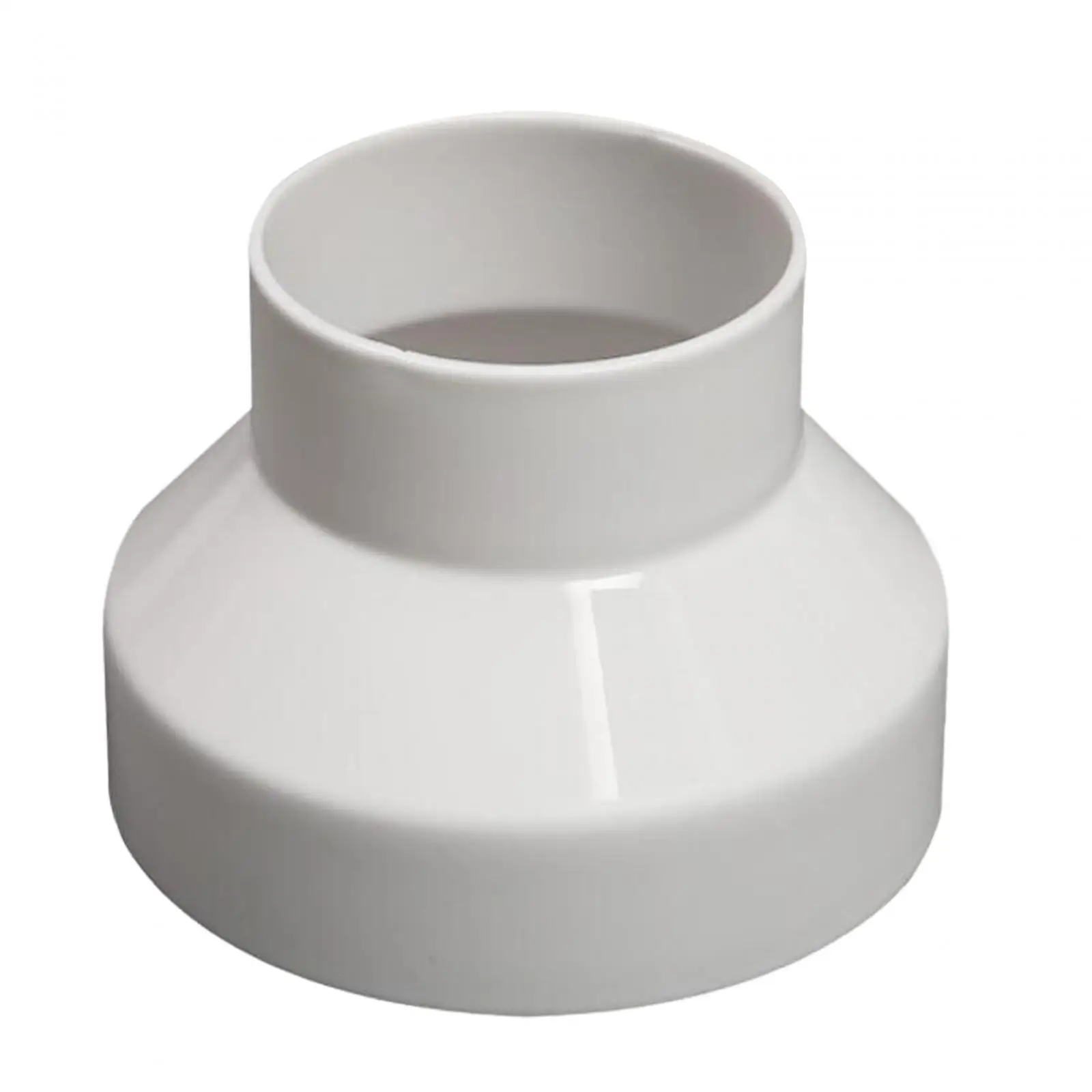 Ducting Airflow Tube Increaser Adapter 100-75mm Pipe Fitting for Bathroom