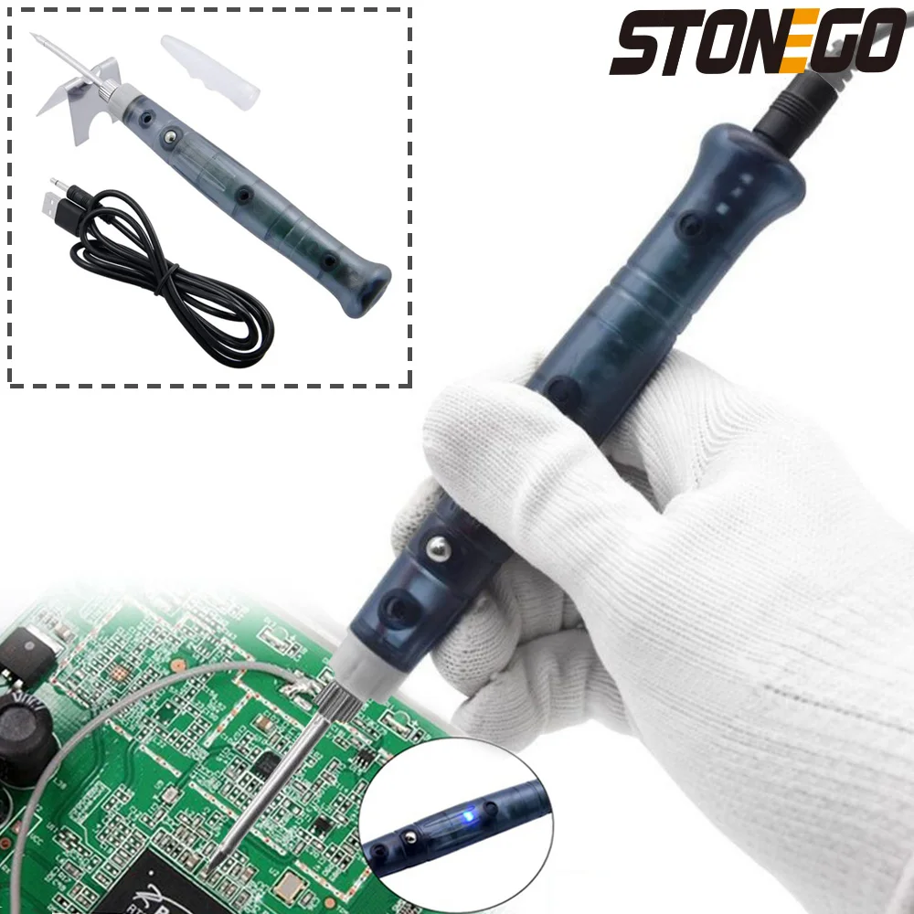 Mini Fer à Souder USB Portable - Température Réglable 200-450°C, Chauffage Rapide, Pour Réparation Électronique DIY