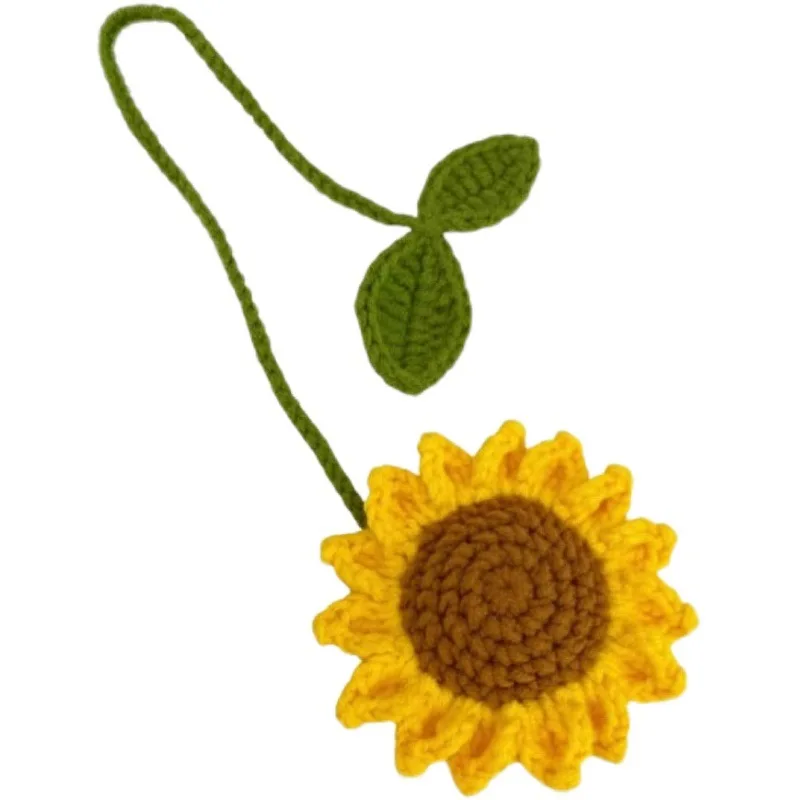 Tournesol en crochet fait main polyvalent - Image 1