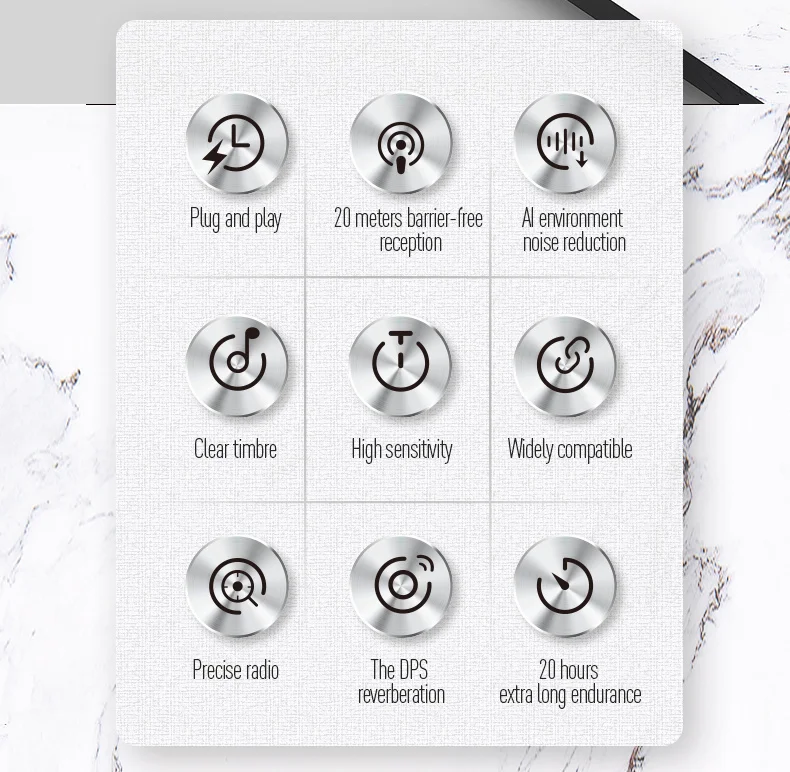 Xiaomi-Microphone Lavalier sans fil