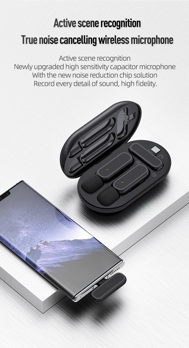 Xiaomi-Microphone Lavalier sans fil