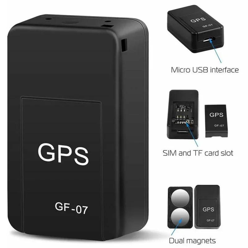 Mini Tracker GPS Magnétique Pour Voiture, Vélo, Valise - Imperméable - Alerte Géolocalisation En Temps Réel