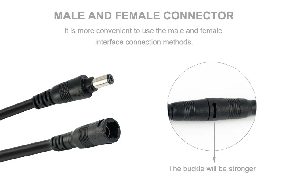 Connecteurs CC avec serrure