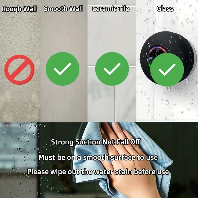 Haut-parleur compatible avec différentes surfaces