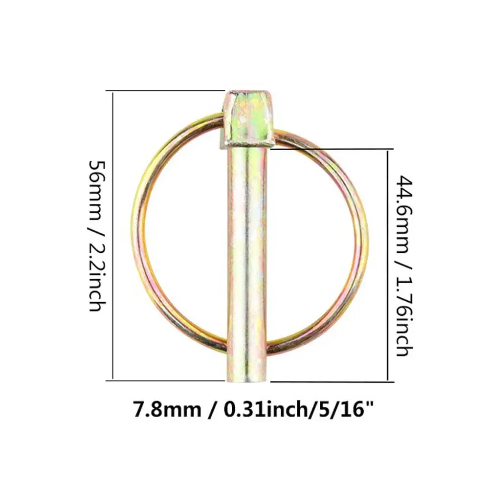 Exacpille de verrouillage en fibre de sécurité avec anneau
